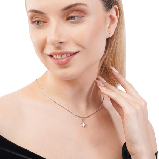 Silver Drizzle Drop Dil Pendant