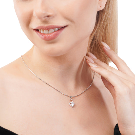 Silver Drizzle Drop Dil Pendant