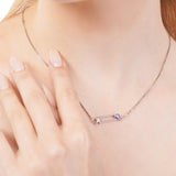 Silver Dreamwave Evil Eye Pendant